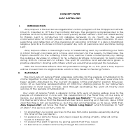 Sample Concept Paper