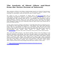 (ENG) The Analysis of Shoot