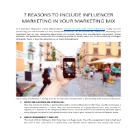 A blog post for an influencer marketing app