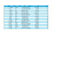 Data entry-Customers purchases 