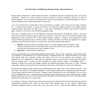 The Wonders of Whitening Papaya Soap My Experience