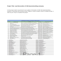 Lead Generation & Data Entry