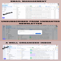  Organized inbox using Gmail filters, folders, and labels