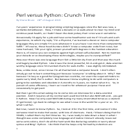 Better than Python?