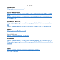 All Projects Portfolio