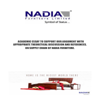 Supply Chain of Nadia Furniture