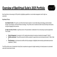 BeeVirtual Suite Portfolio