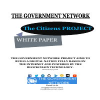 The Govt Network Project Whitpaper