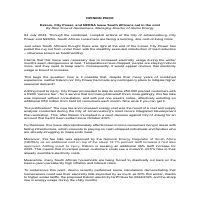 Alumo Press Release - Electricity Increase