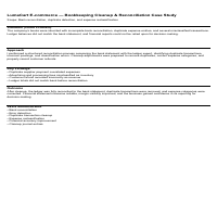 Bookeeping cleanup and reconciliation - Hassan S.