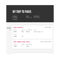 Travel Agenda