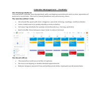 Reorganized Executive Calendar