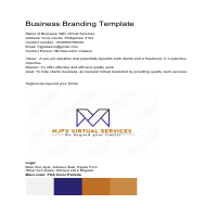 Business Branding Template 
