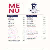 Cafe Menu