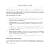 ACV - Its benefits and uses