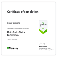 QuickBooks ProAdvisor Certificate