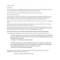 Email Sequence Offer (Email - Lead Nurturing)