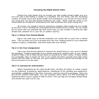 Choosing the Right Dental Clinic (Blog) 