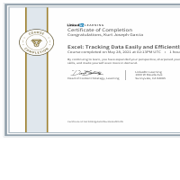 Excel Tracking Data Easily and Efficiently