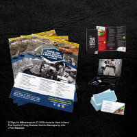 Flyer, Brochure, Post Card, Business Card