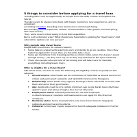 5 Things To Consider Before Applying For Travel Loan