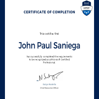 Microsoft Certificate
