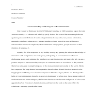 Essay MLA Format