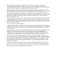 A casual article, 3rd blog post.
