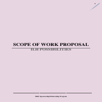 Scope of Work Proposal to MRC Sponsorship