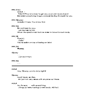 An in-the-works script for a fangame based on Undertale.