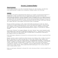 Analysis of a poem by L. Hughes