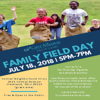 Community event flyer created via Canva