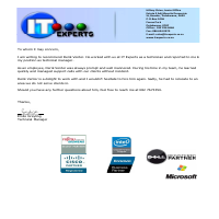 Reference Letter from IT Experts