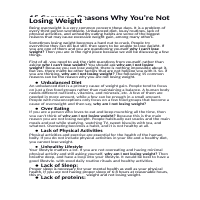 Why you should lose weight