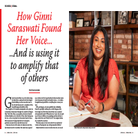 Interviewed Podcaster Ginni Saraswati