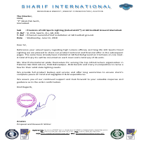 Proposal for LED Sports Lighting