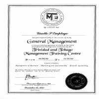 Certificate of General Management