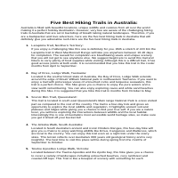 Travel article (sample)