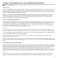 7 Ways That Millennials Suck