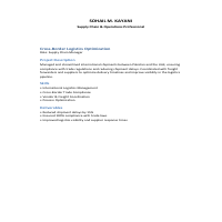 Cross-Border Logistics Optimisation