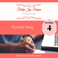 Portfolio 4: Payment Setup