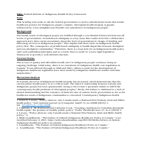 Briefing note
