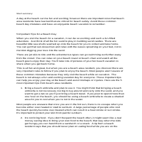 Sample short article