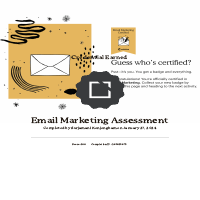 Mailchimp Email Marketing Certification