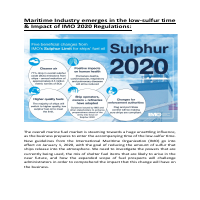 Technical Writing Demo- Maritime Industry and IMO 2020
