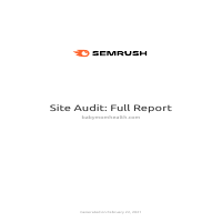 SEMRush site Audit