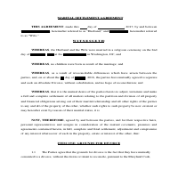 Marital Settlement Agreement