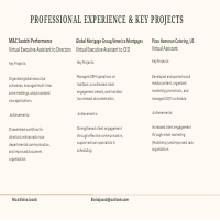 PROFESSIONAL RELEVANT EXPERIENCE
