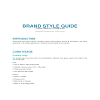 Brand Style