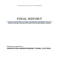 j odisha integrated sanitation improvement project